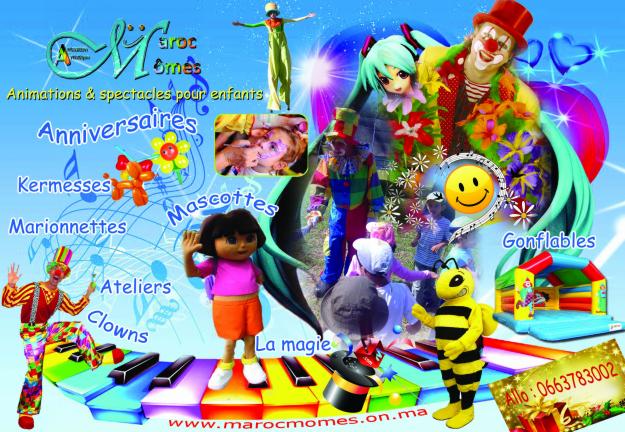 Animation enfants Casablanca Maroc