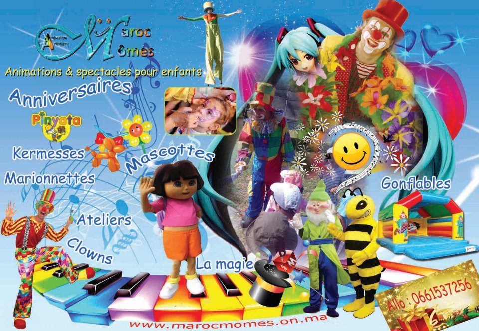 Animation anniversaire Casablanca Maroc