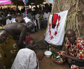 Dah saturnin  grand sorcier du bénin