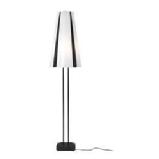 Lampadaire noir et blanc