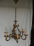  Vend Lustre bronze 6 branches