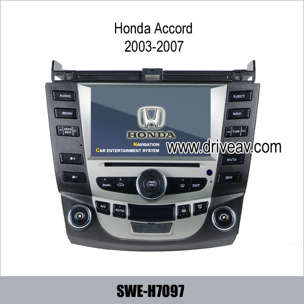 Honda ACCORD 03-07 radio Car DVD player bluetooth TV GPS rearview camera SWE-H7097