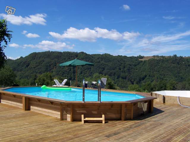 Piscine en bois 4.05X7.13X1.40