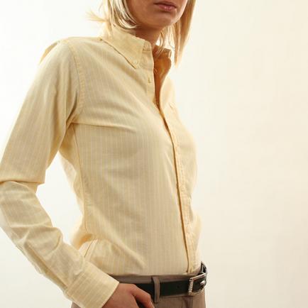 Ralph Lauren vetement femme chemisier en chambray epais